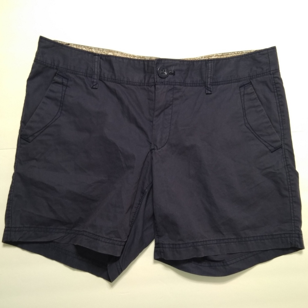 Eddie Bauer Blue Cotton Shorts Activewear Casual Comfy